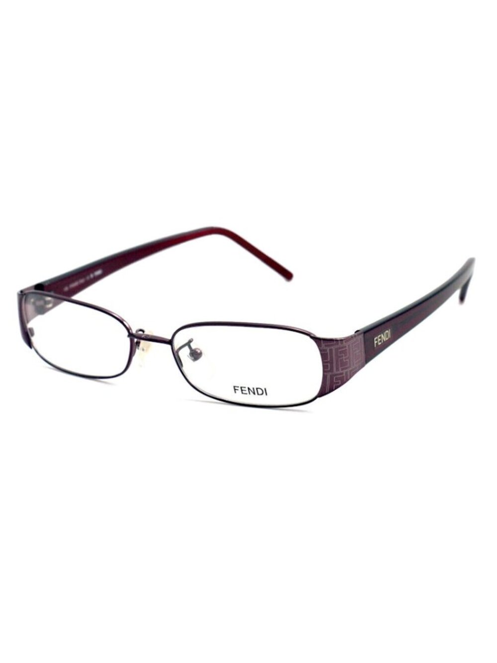 Fendi Optical Womens F653 603 Wine Oval Eyeglasses Frames- RX able